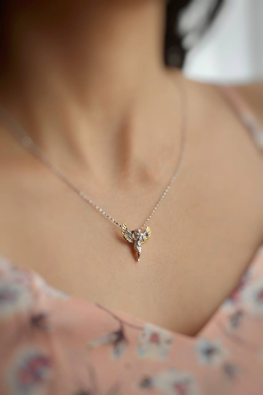 گردنبند نقره فرشته